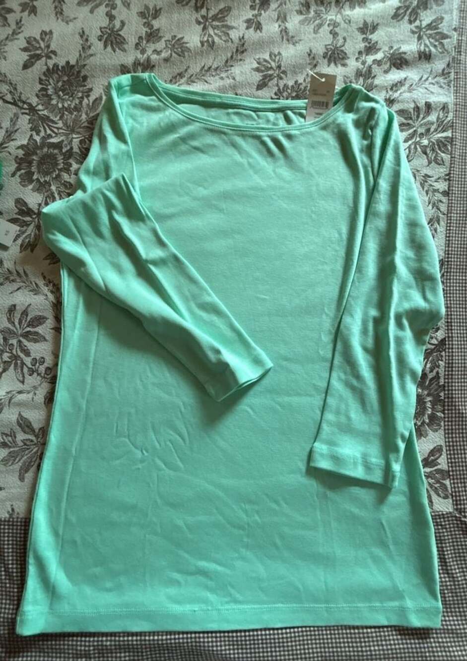 Pima Cotton Bateau Neck Tee